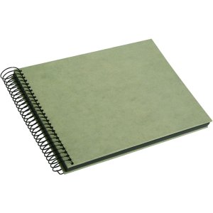 Spiral Album Hemp Stationery Smoke Green 24x17 cm