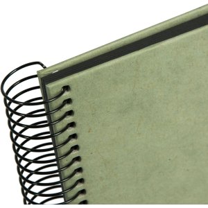 Spiral Album Hemp Stationery Smoke Green 24x17 cm