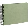 Spiral Album Hemp Stationery Smoke Green 24x17 cm