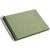 Spiral Album Hemp Stationery Smoke Green 24x17 cm