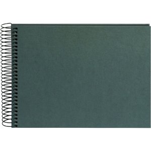 Spiral Album Hemp Stationery Midnight Green 24x17 cm