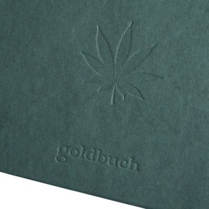 Notebook Hemp Stationery Midnight Green 15x22 cm