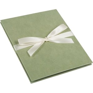 Leporello Hemp Stationery Smoke Green 10 photos 13x18 cm