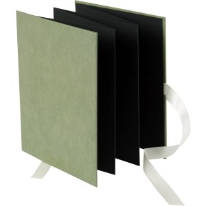 Leporello Hemp Stationery Smoke Green 10 photos 13x18 cm