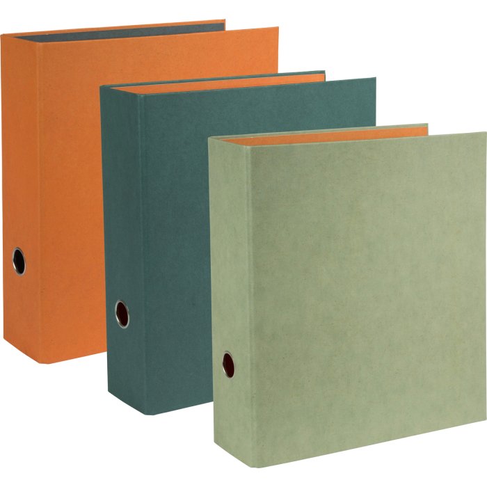 Folder Hemp Papeterie 8 cm Spine
 3 Colours