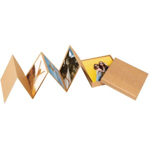 Walther Leporello Box PIMP AND CREATE 10 photos 10x10 cm...