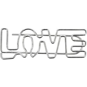 Walther Metal Decorative Clips PIMP AND CREATE Love 4 pieces