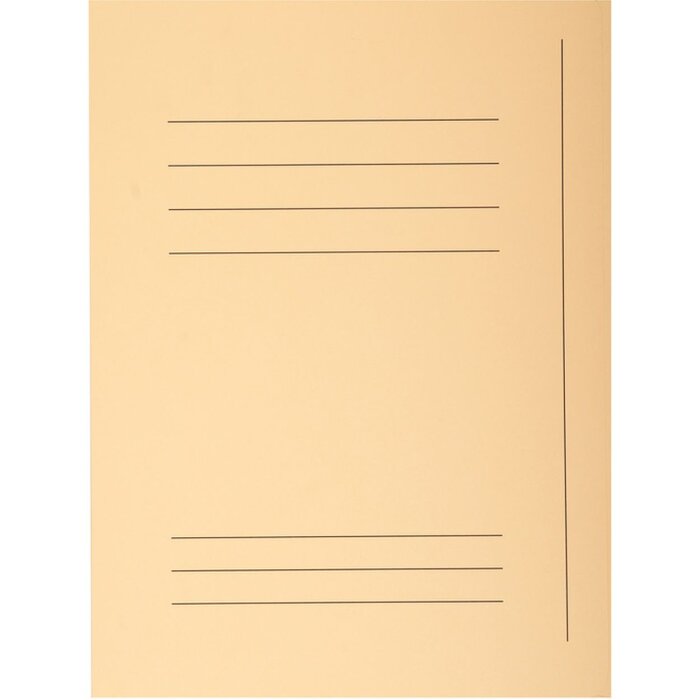 SuperFile 210 Beige file folder 3 flaps DIN A4 50 pcs 24x32cm