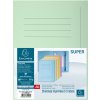 SuperBüro SUPER 210 file folder light green 3 flaps A4 50pc pack