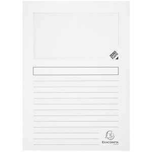 Exacompta 160g window folders DIN A4 coloured 100pcs...