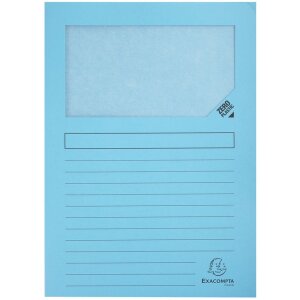 EXACOMPTA 160g window folders DIN A4 22x31cm SUPER light...