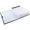 Exacompta Document Folder Stretch Spine Velcro Strap A4 Dark Blue