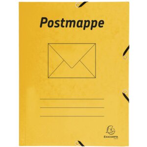 Exacompta A4 post folder in Colorspan cardboard - Yellow