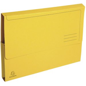 Recycled cardboard folders A4 colourful 10-pack 24x32cm