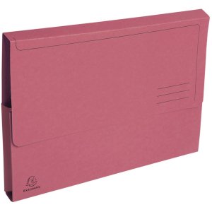 Exacompta 25 file folders with fastening cap cardboard 290g DIN A4 Forever assorted