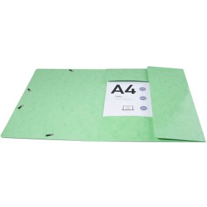 Exacompta Folder 3 Flaps Elasticated Maxi Capacity DIN A4 Iderama Anise Green