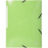 Exacompta Folder 3 Flaps Elasticated Maxi Capacity DIN A4 Iderama Anise Green