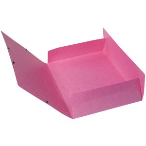 Exacompta Folder 3 Flaps Elasticated Maxi Capacity DIN A4 Iderama Pink