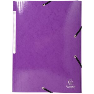 Exacompta Folder 3 Flaps Elasticated Maxi Capacity DIN A4...