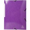 Exacompta Folder 3 Flaps Elasticated Maxi Capacity DIN A4 Iderama Purple