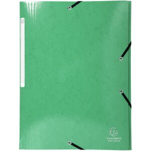 Exacompta Folder 3 Flaps Elasticated Maxi Capacity DIN A4...