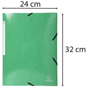 Exacompta Folder 3 Flaps Elasticated Maxi Capacity DIN A4 Iderama Dark Green