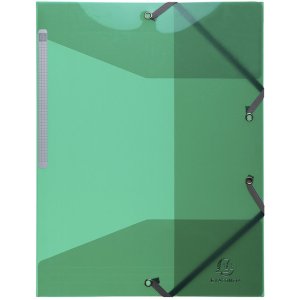 Exacompta PP Iderama folder 3 flaps with elastic band A4 assorted colours