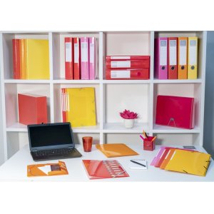 Exacompta PP Iderama folder 3 flaps with elastic band A4 assorted colours