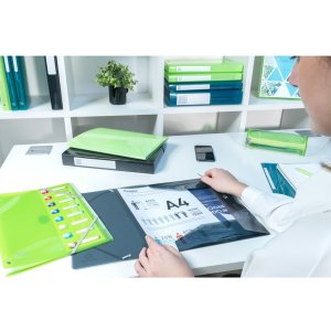 Exacompta PP Iderama folder 3 flaps with elastic band A4 assorted colours