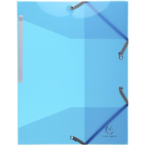 Exacompta PP Iderama folder 3 flaps with elastic band A4...