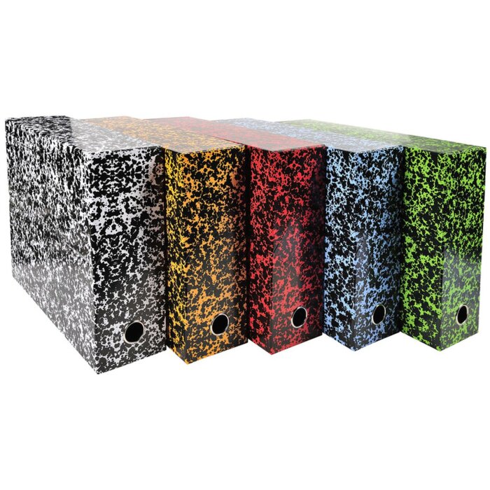 Exacompta transfer box spine 90 mm 25x33 cm DIN A4 Annonay assorted colours