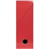 Cardboard transfer box, spine 90mm, 25x33cm for DIN A4 - Iderama - red