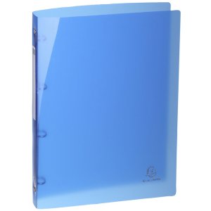 Exacompta ring binder 4 rings 15 mm polypropylene 500µ Iderama PP A4 assorted