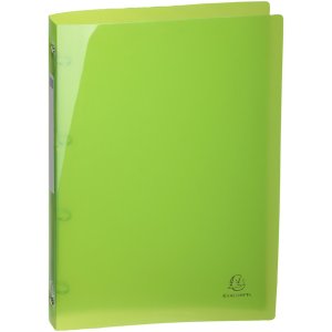 Exacompta ring binder 4 rings 15 mm polypropylene 500µ Iderama PP A4 assorted