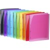 Exacompta ring binder 4 rings 15 mm polypropylene 500µ Iderama PP A4 assorted