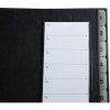 Exacompta file folder Ordonator 12 parts 1-12 tabs black