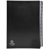 Exacompta organiser folder stretchable pleated spine 26 compartments A-Z DIN A4 black