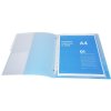 Exacompta organiser folder elasticated 3 flaps 8 compartments A4 Crystal Colours assorted