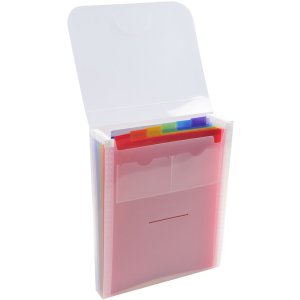 Exacompta 55798E Vertical folder 6 compartments DIN A4 Crystal