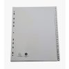 Exacompta register A4+ recycled PP grey 120µ printed tabs 1-31