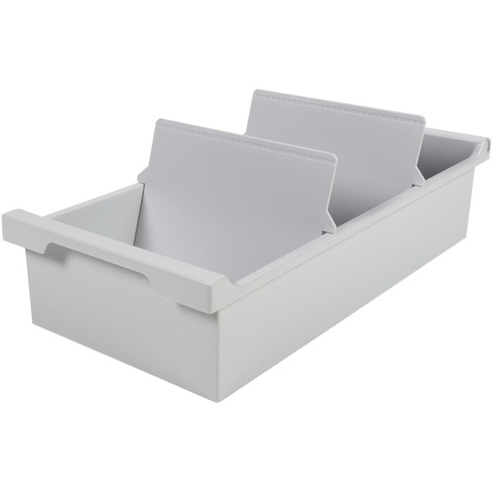 Exacompta card index box for index cards DIN A6 light grey