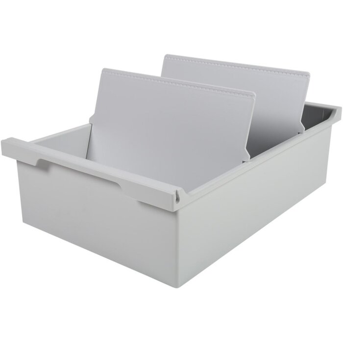 Exacompta 52340D Card index box DIN A5 light grey