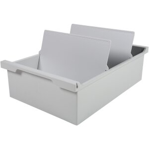 Exacompta 52340D Card index box DIN A5 light grey