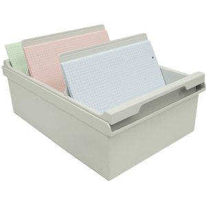 Exacompta 52340D Card index box DIN A5 light grey