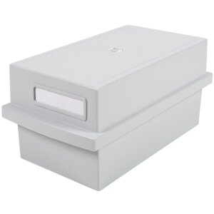 Exacompta card index box with cover for index cards DIN...