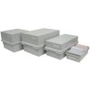 Exacompta card index box with cover for index cards DIN A7 light grey