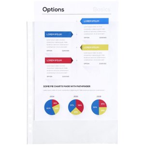 Exacompta 5000E Folder pockets A4 polypropylene 60µ...