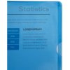 Exacompta pack of 100 smooth PVC 130µ A4 format document sleeves blue