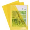 Exacompta pack of 100 file folders smooth and strong PVC 130µ, DIN A4 yellow