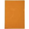 Exacompta 100 file folders smooth PVC 130µ DIN A4 Orange